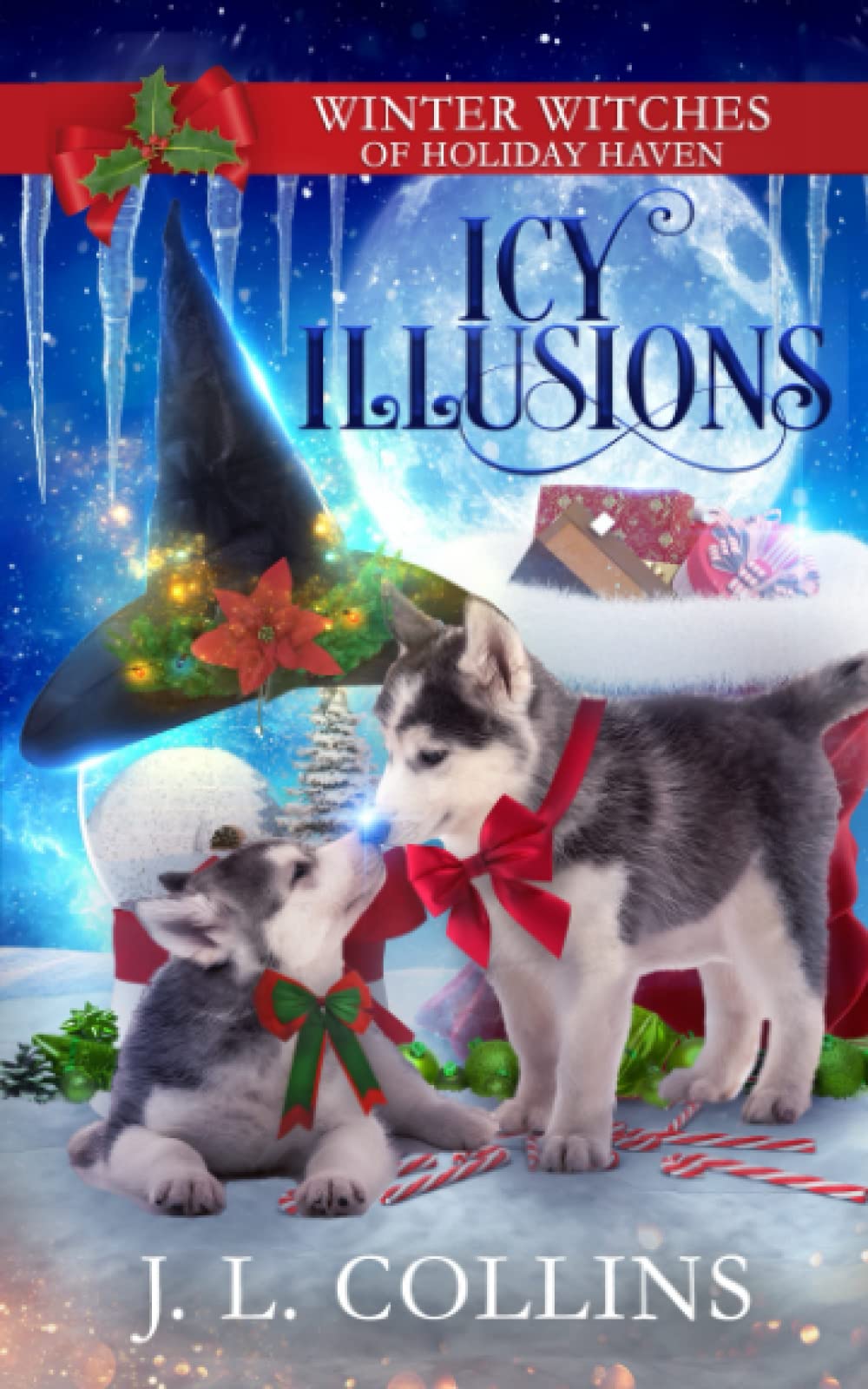 Icy Illusions: A Christmas Paranormal Cozy Mystery Cosy Mystery & Humour