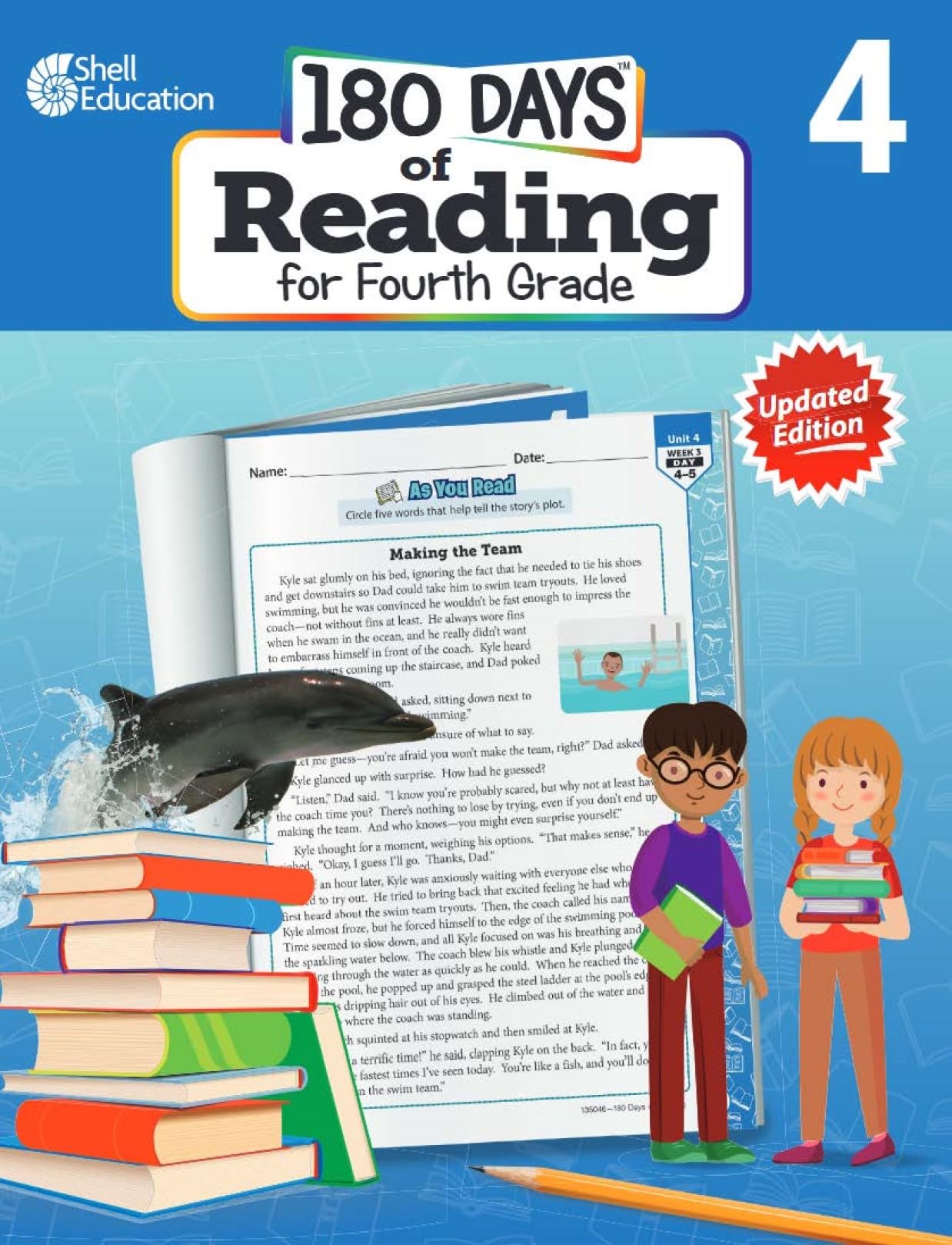 180 Days(tm) Reading for Fourth Grade, 2nd Edition Learning & Reference