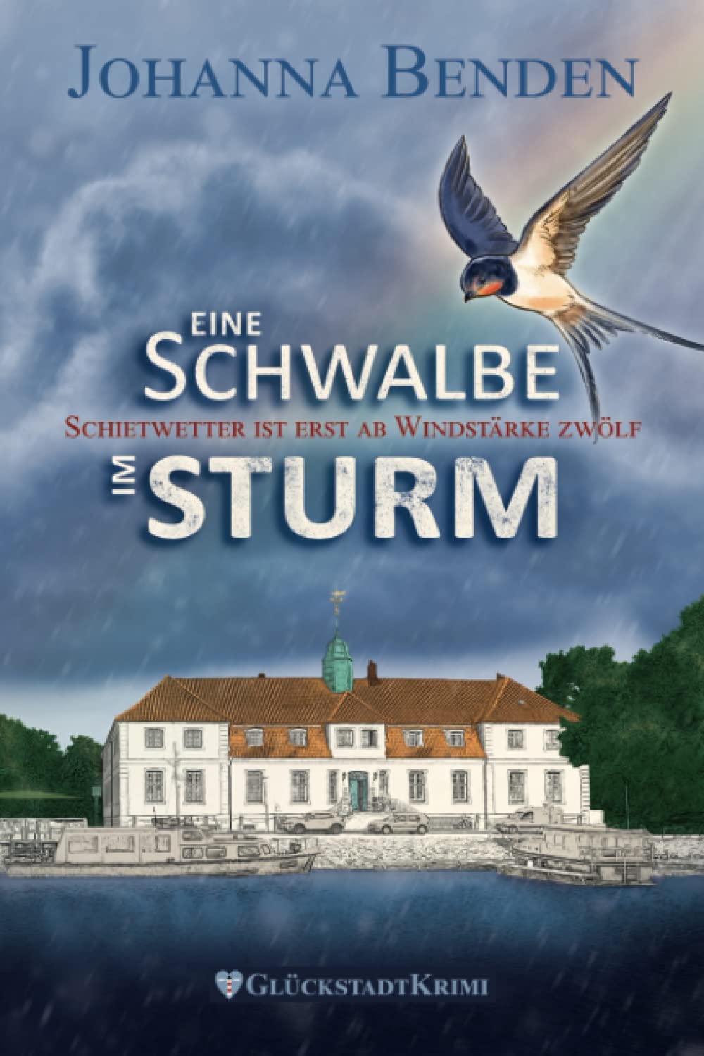 Eine Schwalbe im Sturm: Schietwetter ist erst ab Windstärke zwölf (Wohlfühl-Krimi: Aus den Fluten der Elbe, Band 1) Humour & Satire