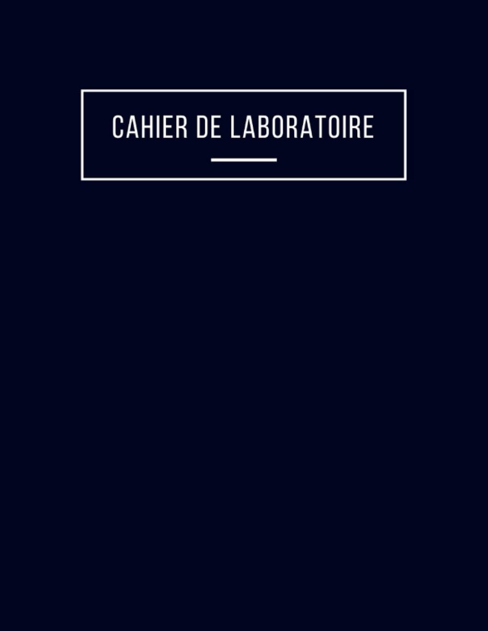 Cahier de Laboratoire: Petits Carreaux A4, avec page Sommaire et 112 pages, Carnet de notes de Laboratoire, Biologie, Physique Chimie, Science..pour étudiants et professionnels, Noir. Natural Sciences