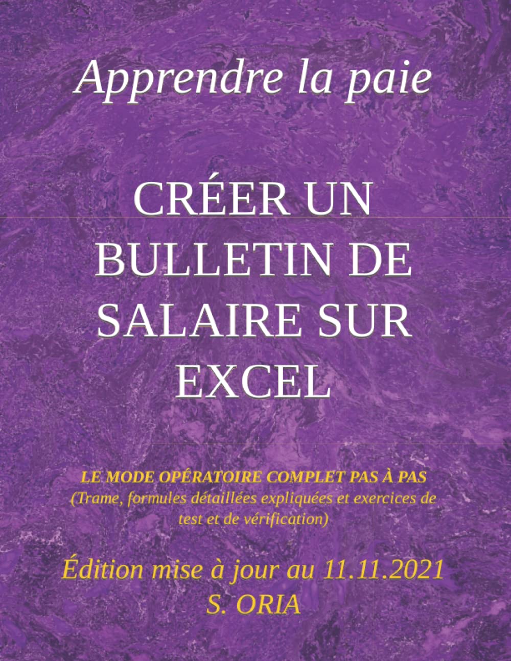 CRÉER UN BULLETIN DE SALAIRE SUR EXCEL: APPRENDRE LA PAIE Study Guides