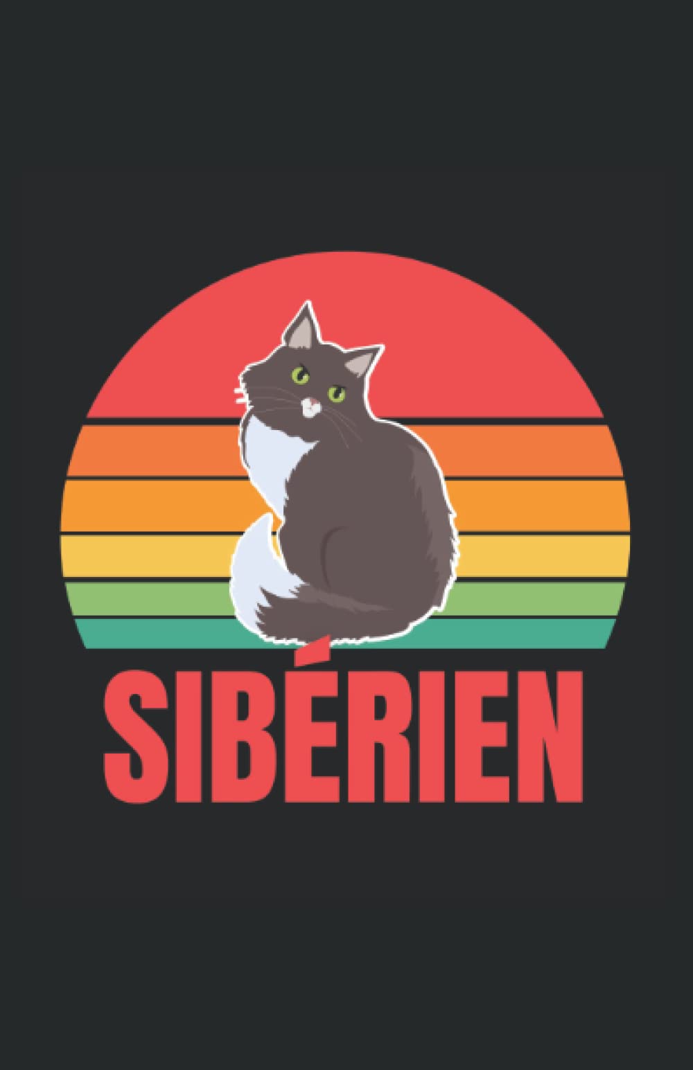 sibérien: carnet de notes pour passionné de chats | notebook à la couverture féline | cadeau original et pratique book