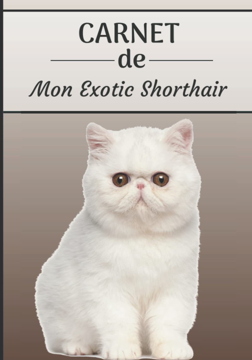 CARNET de Mon Exotic Shorthair: Carnet de santé pour chats | 120 pages, 17cm x 25cm | Idéal pour les propriétaires d’un Chat | book