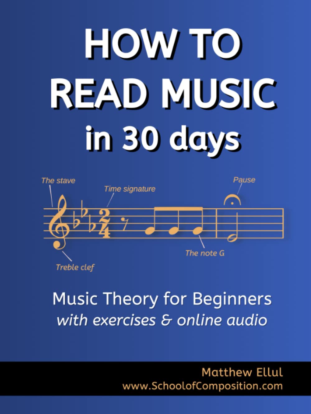 How to Read Music in 30 Days: Music Theory for Beginners - with Exercises & Online Audio (Practical Musical Theory, Band 1) Arts & Music