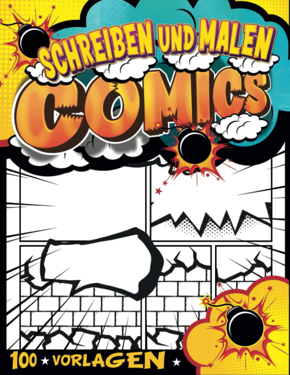 Comic Tiere Zeichnen Lernen Kinder: Kreative Comic-Vorlagen Zum Erstellen Ihrer Eigenen Animation | Schreibe Und Zeichne Graphic Novels Für Kinder Superheroes