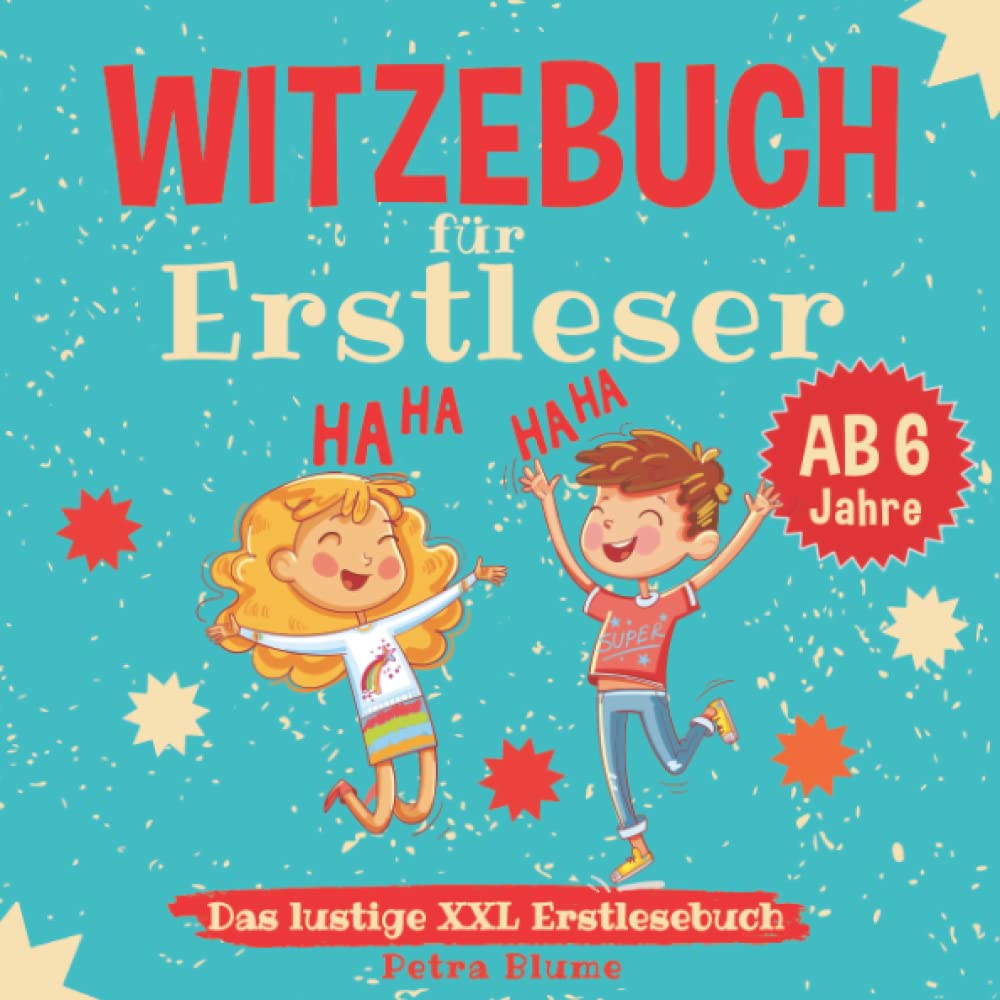 Witzebuch für Erstleser ab 6 - Das lustige XXL Erstlesebuch: Für Kinder zum Lesen lernen in der Vorschule und 1. Klasse - Kinderwitze und Scherzfragen für Jungen und Mädchen Humour & Satire