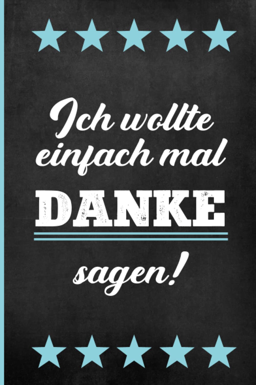 Einfach mal Danke sagen: Kariertes Notizbuch als kleines Dankeschön Geschenk für die schöne Zeit um sich bei einem lieben Menschen zu bedanken eine tolle Kleinigkeit zum Verschenken für Männer book