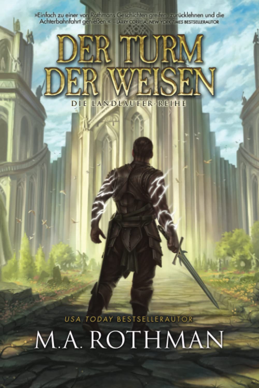 Der Turm der Weisen: Ein Fantasy-LitRPG-Roman (Die Landläufer-Reihe, Band 2) Action & Adventure