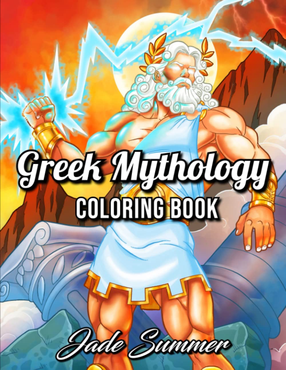 Greek Mythology: A Coloring Book for Adults and Kids with Powerful Gods, Beautiful Goddesses, Mythological Creatures and More! Hobbies & Crafts