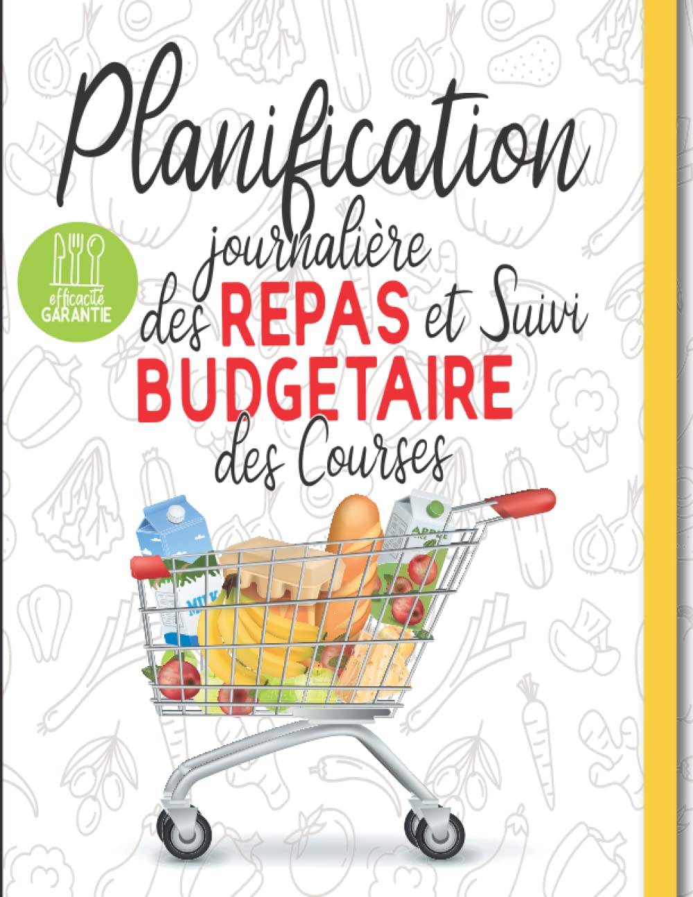 Planification journalière des repas et suivi budgétaire des courses | Planificateur de menus familial sur 52 semaines: Votre agenda / journal / carnet ... des courses alimentaires pour la cuisine Hobbies & Crafts