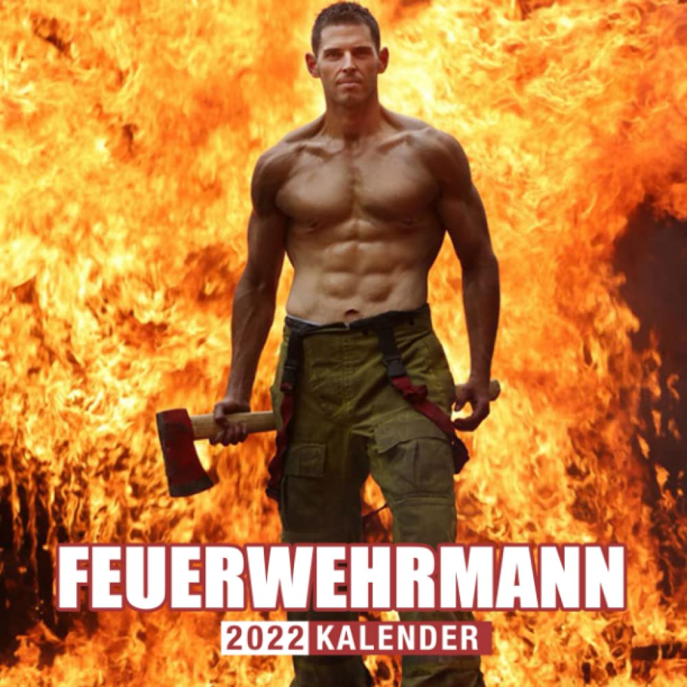 Sexy Feuerwehrmann 2022 Kalender: Sexy Männer Kalender 2022 von Jan. 2022 bis Dez. 2022 | Bonus 4 Monate 2023. Offizieller Kalender 2022 mit Notizen, Monatlicher quadratischer Kalender Hobbies & Crafts