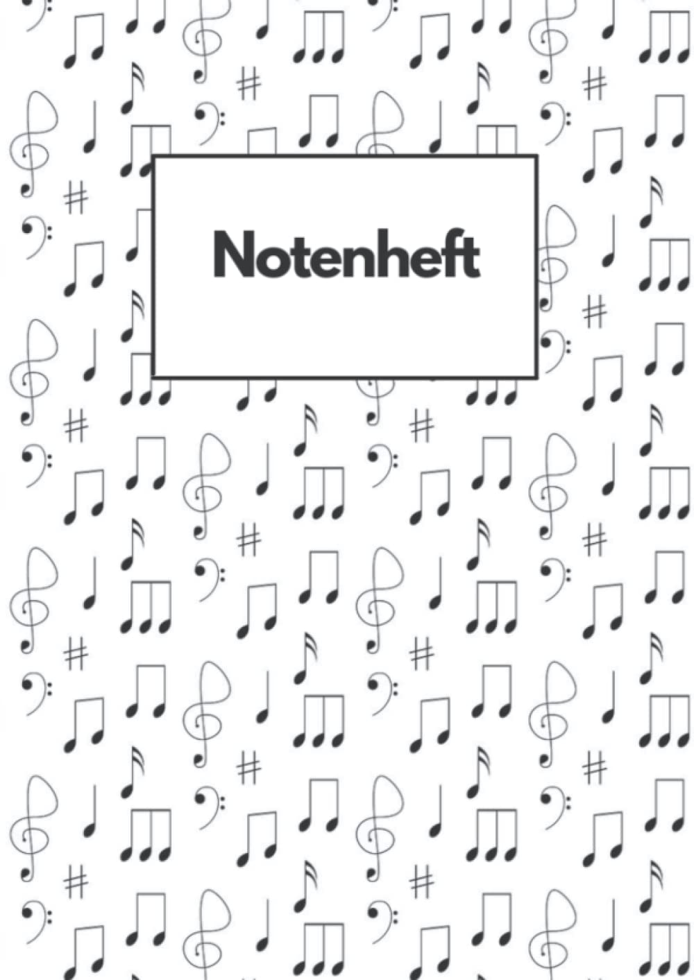 Notenheft: A4 Notenlinien | 100 Seiten mit je 12 Notensystemen | leere Notenblätter | für Anfänger & Fortgeschrittene Arts & Music