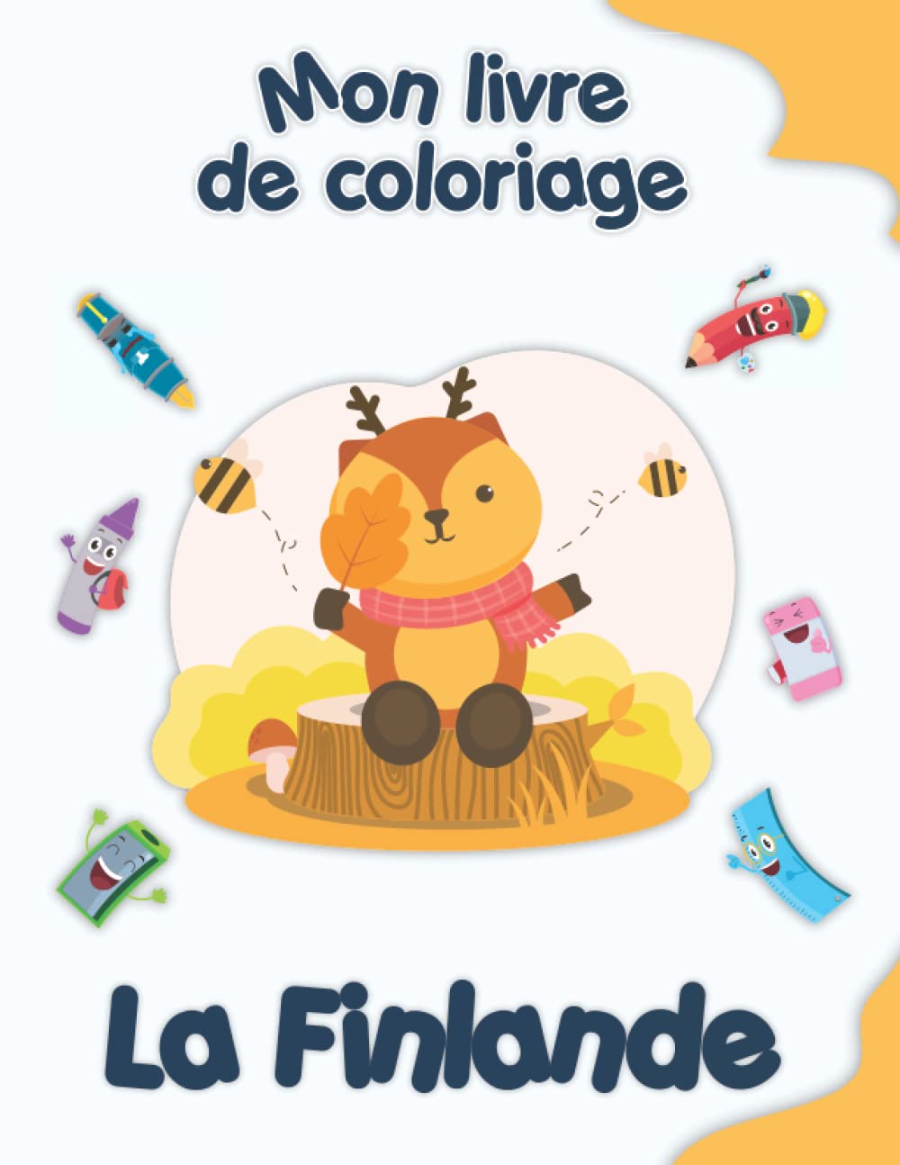Mon livre de coloriage sur la Finlande: Coloriages d'animaux, de paysages et de personnages, enfants de 2 à 6 ans Tiptoi & Games