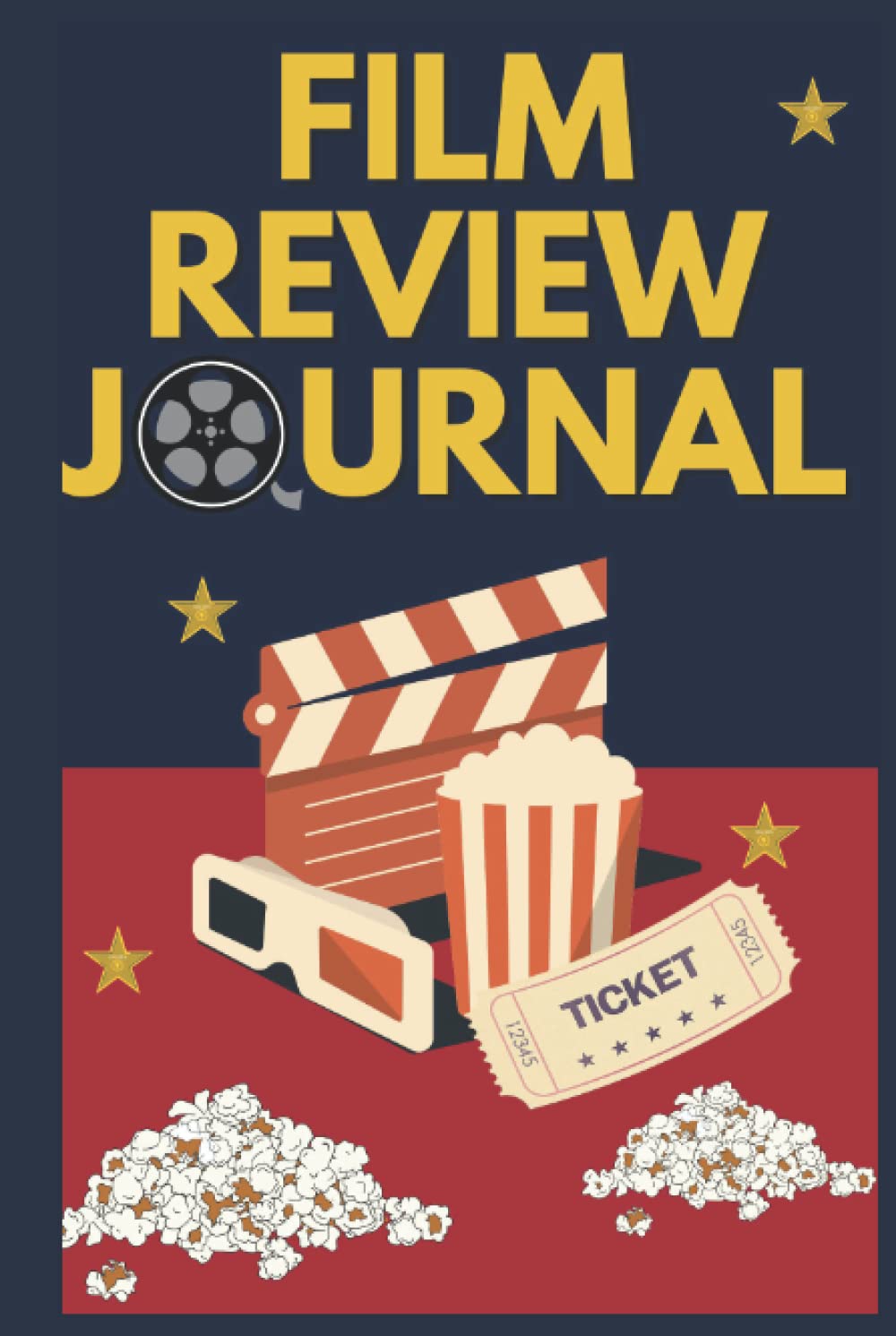Film Review Journal: Movie Critic Notebook For Movie Lovers, Film Buffs & Movie Critics| Record and Rank Your Favorite Movies with our Personal Review Movie Log book| 6 x 9 Journal Film, Art & Culture