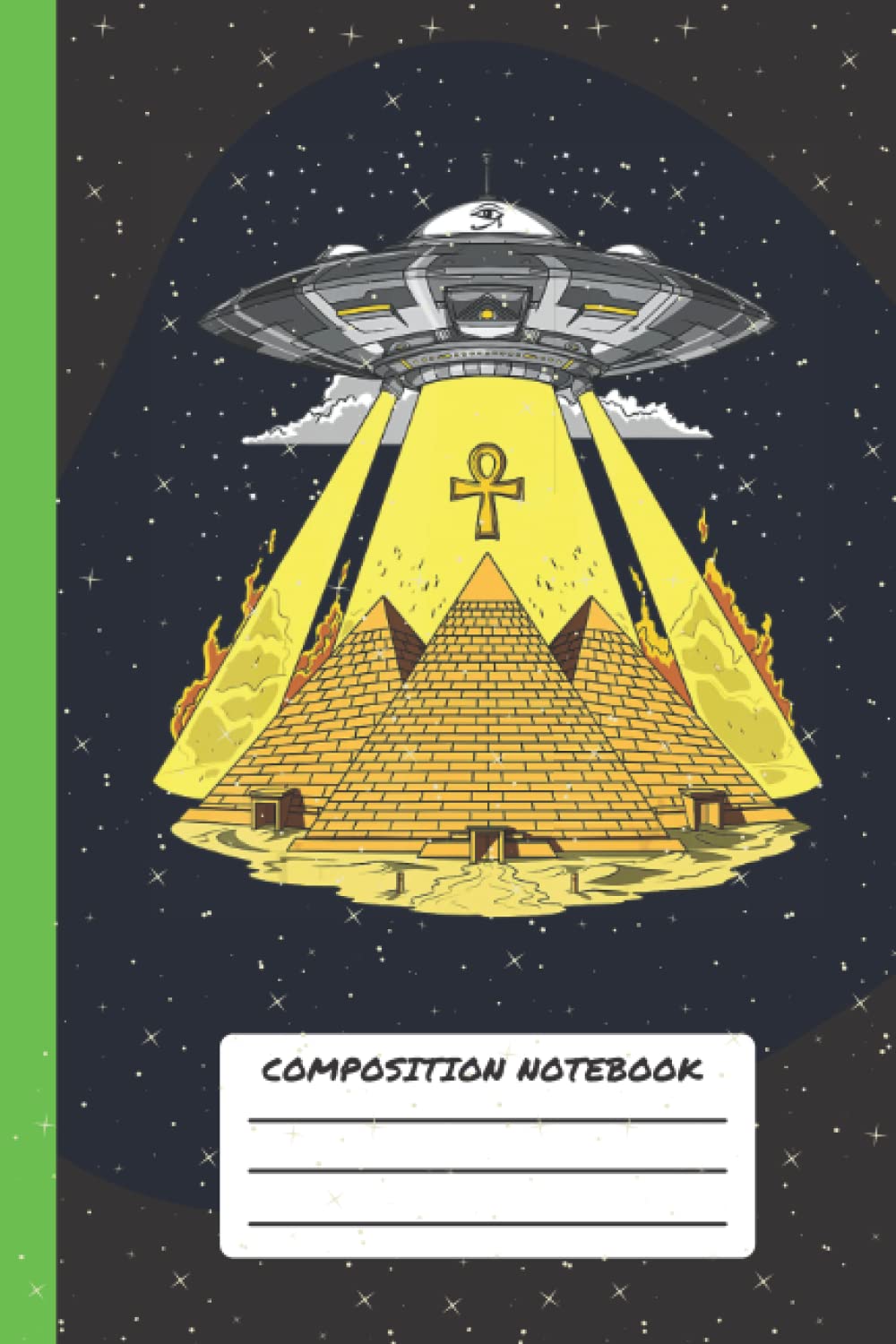 Alien Composition Notebook: Alien Notebook For Kids, Unique Sci Fi Wide Ruled Composition Book With Funny Alien Design Art & Literature