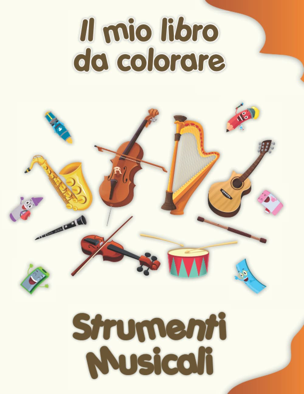 Il mio libro da colorare sugli strumenti musicali: Disegni da colorare divertenti. Bambini 2-6 anni Tiptoi & Games