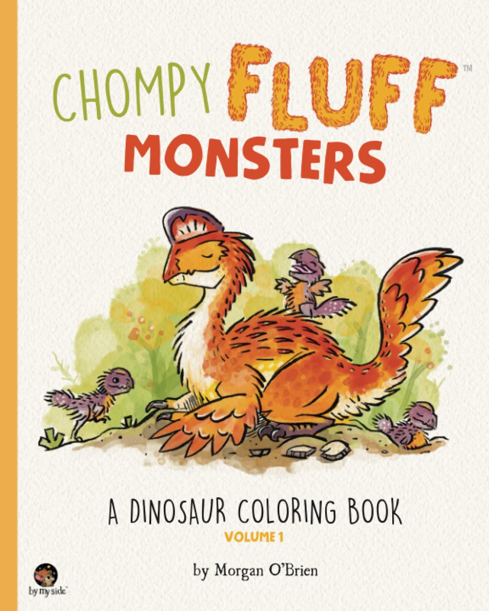 Chompy Fluff Monsters: A Dinosaur Coloring Book - Volume 1 book