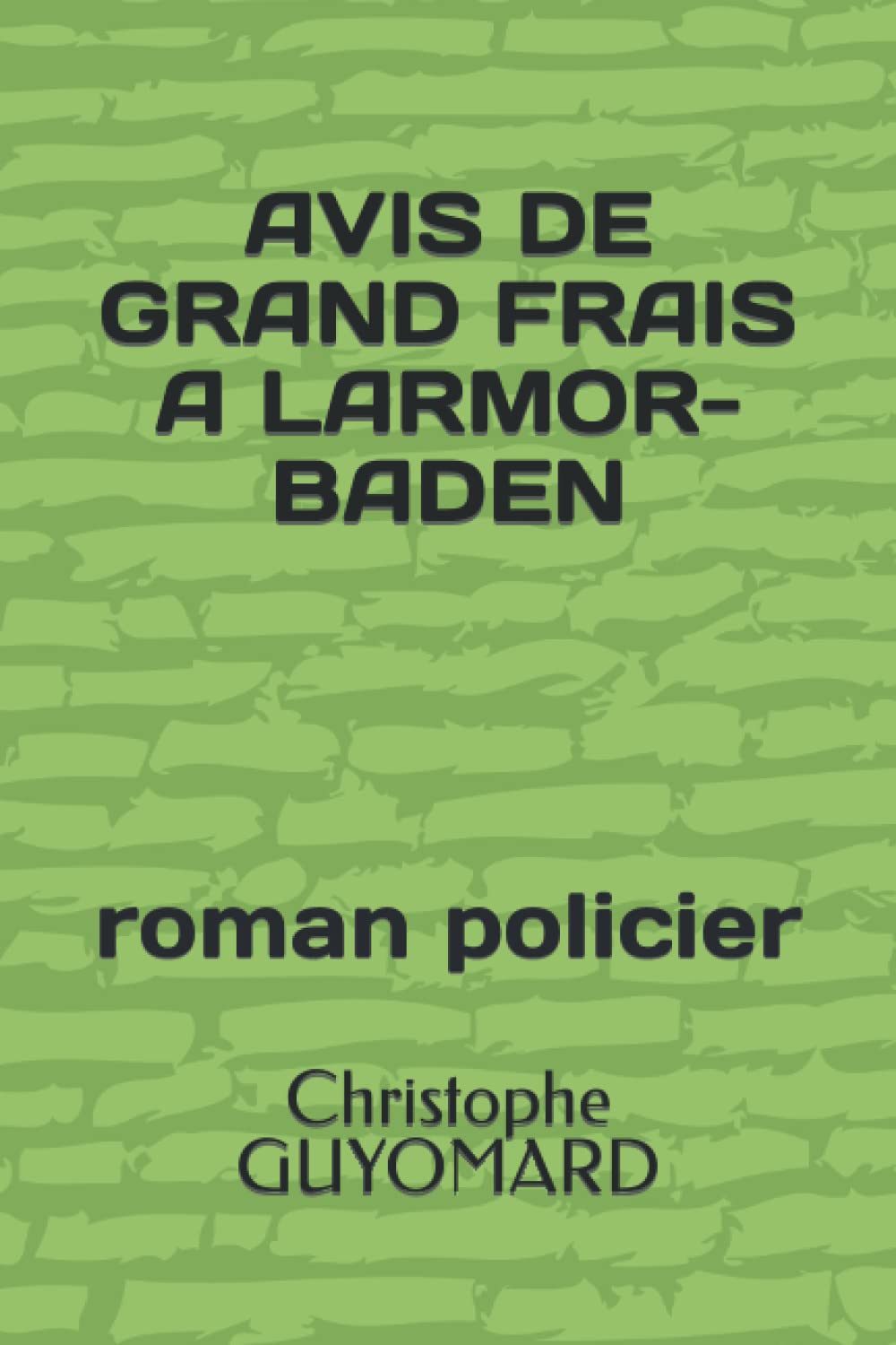 AVIS DE GRAND FRAIS A LARMOR-BADEN: roman policier book