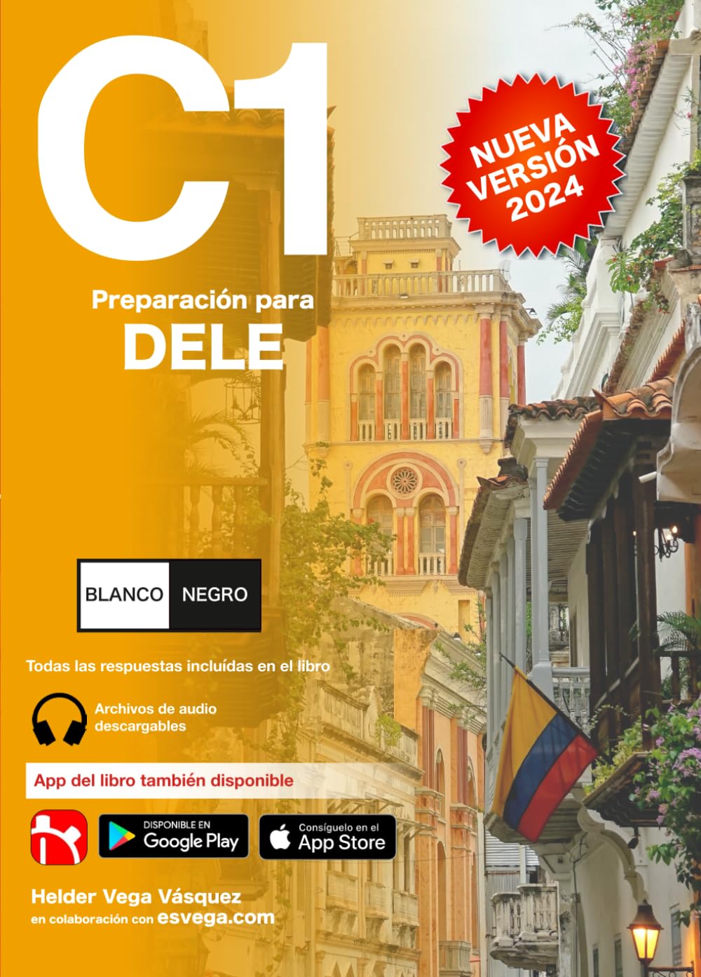 DELE C1 Preparación. BLANCO Y NEGRO: Audio descargable + Claves y transcripciones / Keys and transcripts included Foreign Languages ​​& Dictionaries