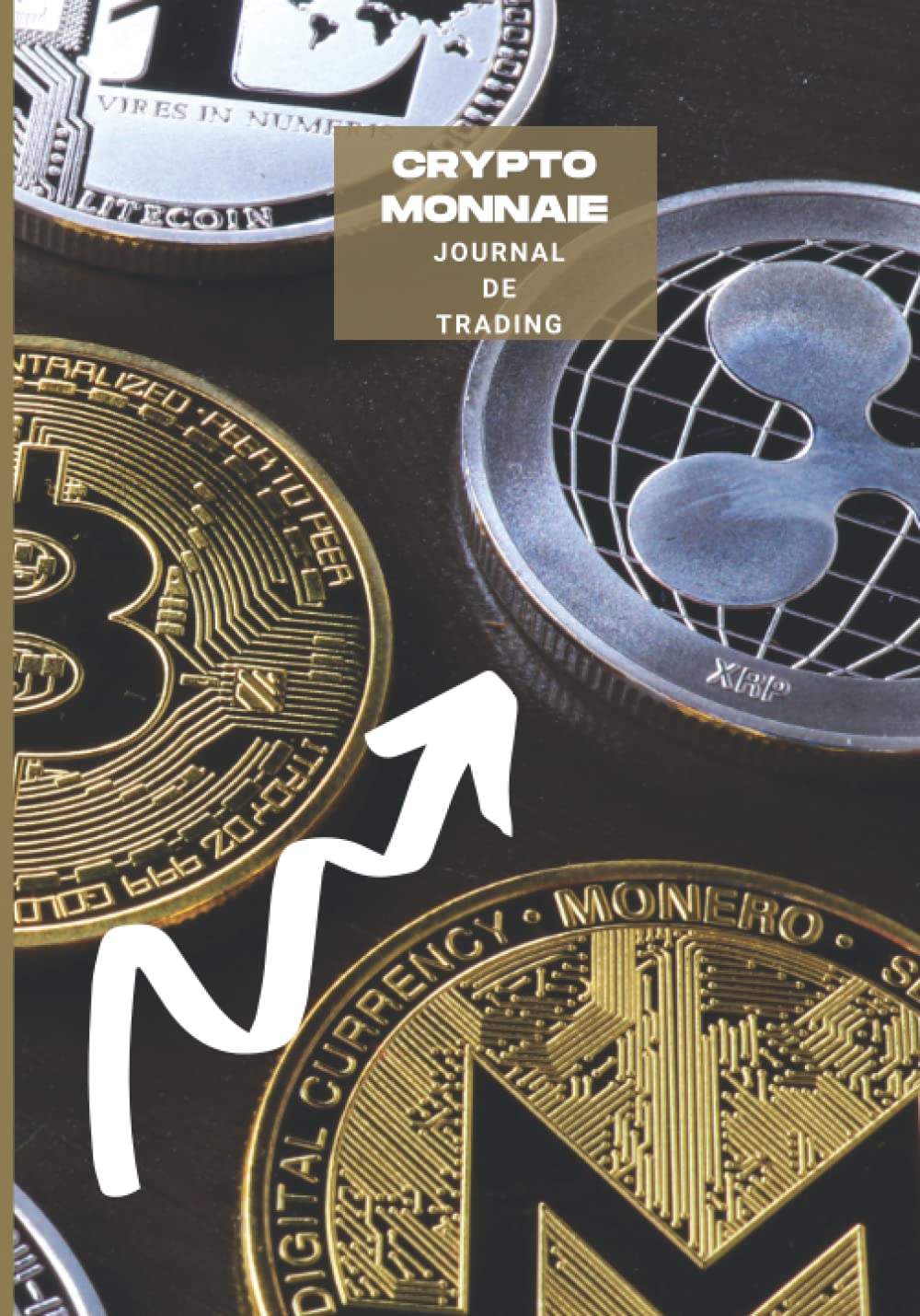 CRYPTOMONNAIE: Journal de TRADING | notez et analysez vos trades - bourse - crypto – cahier de suivi 214 pages book