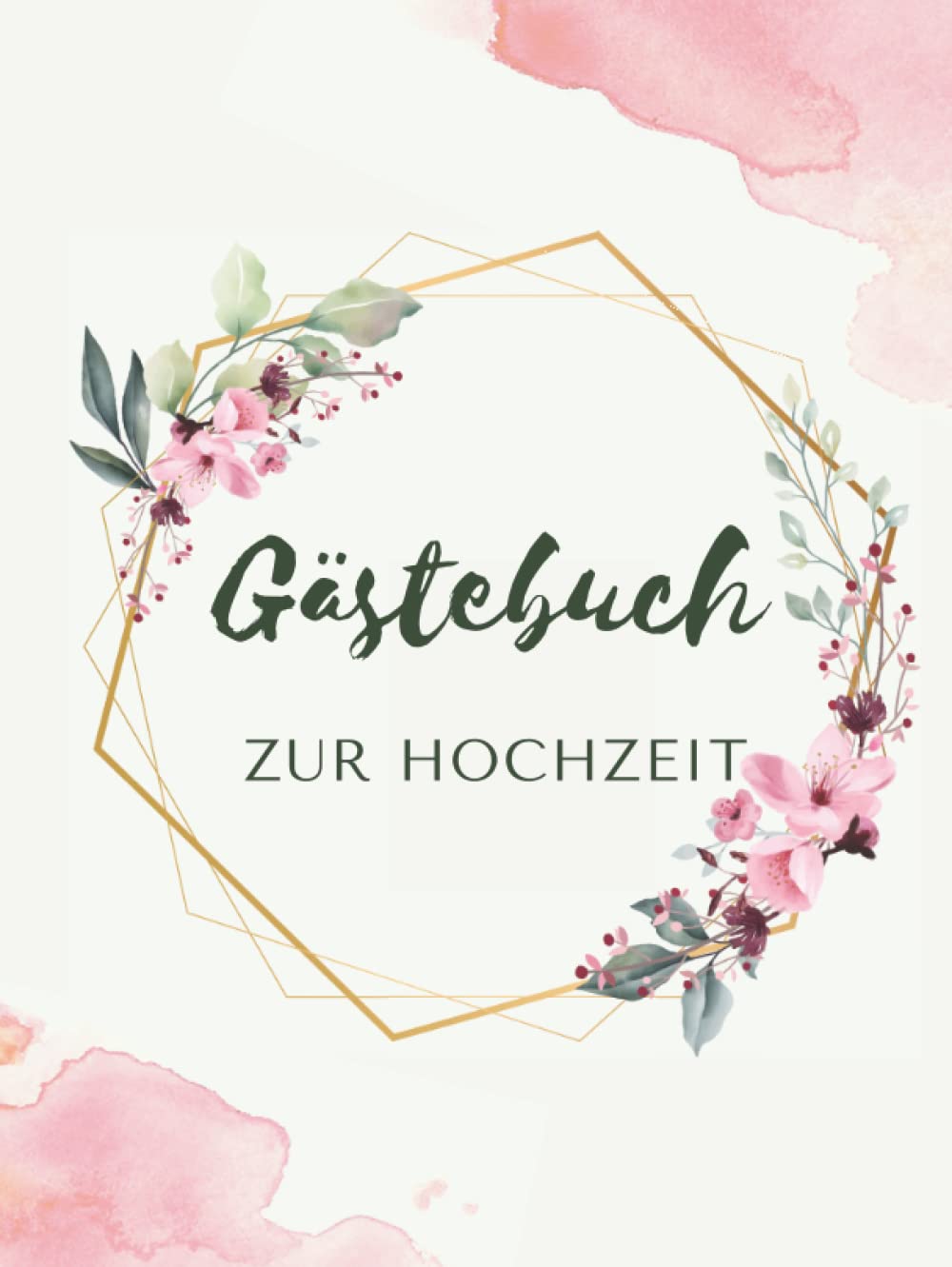 Gästebuch Hochzeit rosa |Gästebuch Hochzeit 80 Seiten für 80 Gäste | Mit Fragen zum Ausfüllen | Hardcover, DIN A4 | Edles, elegantes Gästebuch für die ... kreativ und modern | Hochwertiges Design Hobbies & Crafts