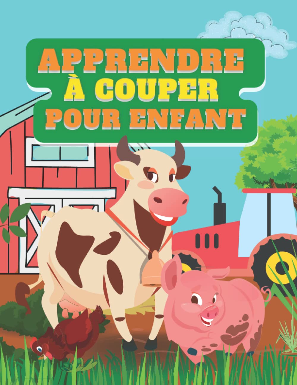 Apprendre à Couper pour Enfant: 30 animaux à colorier découper et coller. book