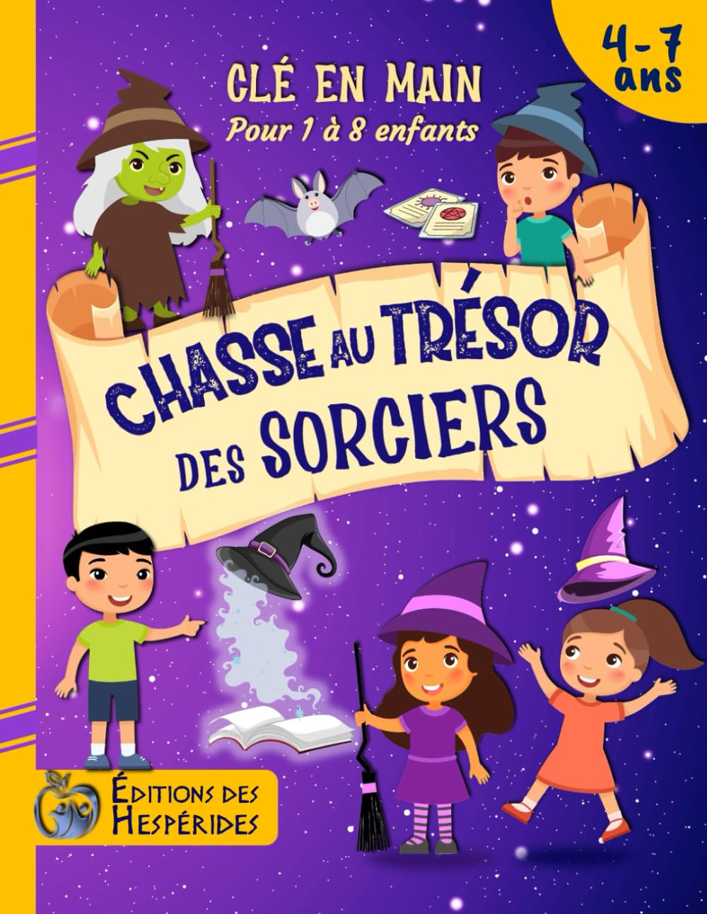 Chasse au trésor des sorciers: Livre-jeu clé en main | Idéal pour une fête d'anniversaire | Pour 1 à 8 enfants, de 4 à 7 ans book
