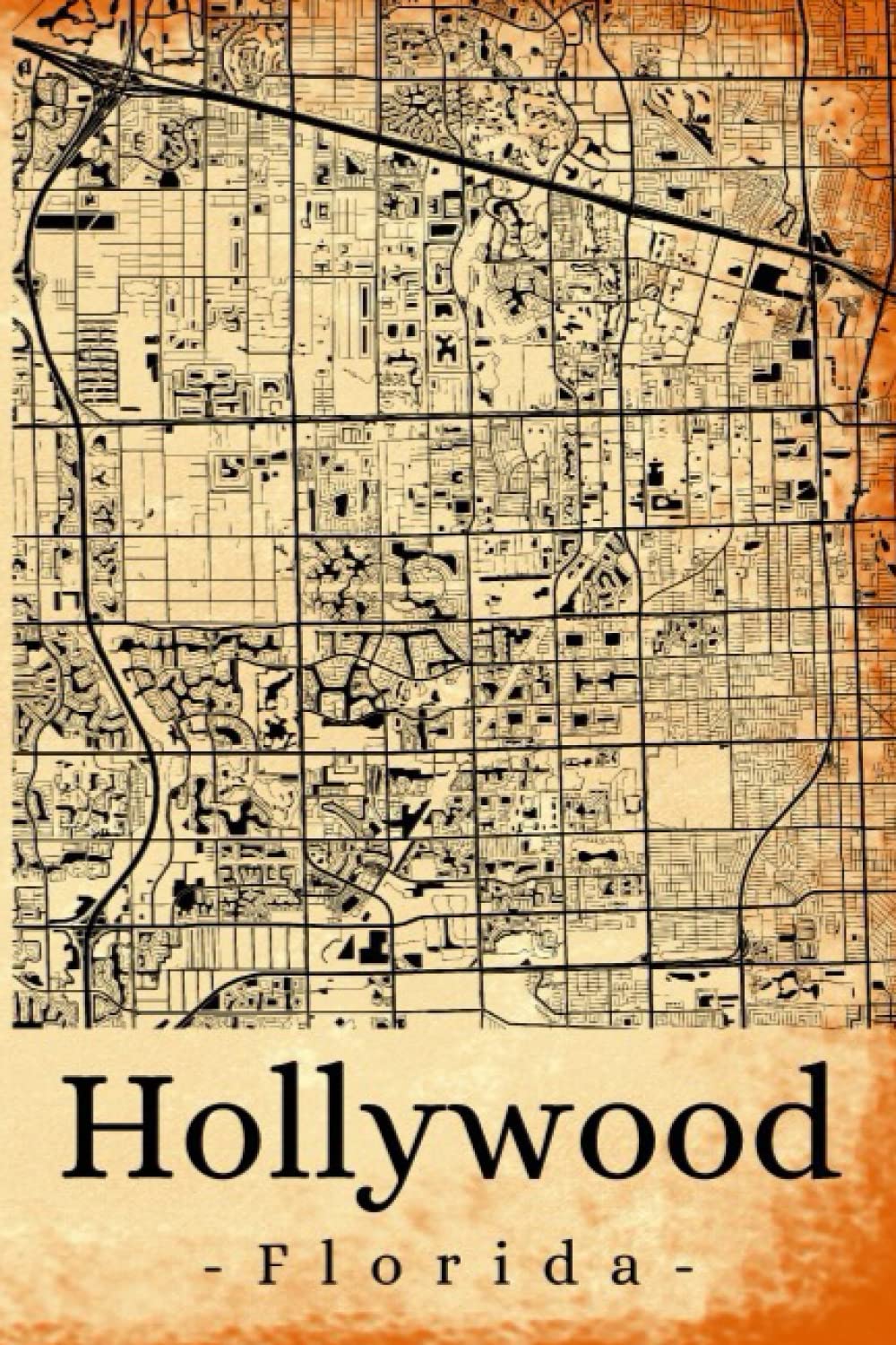 Hollywood Florida: Your city, your region, your home! | Composition Notebook 6x9 lined 120 pages Business, Finance & Career