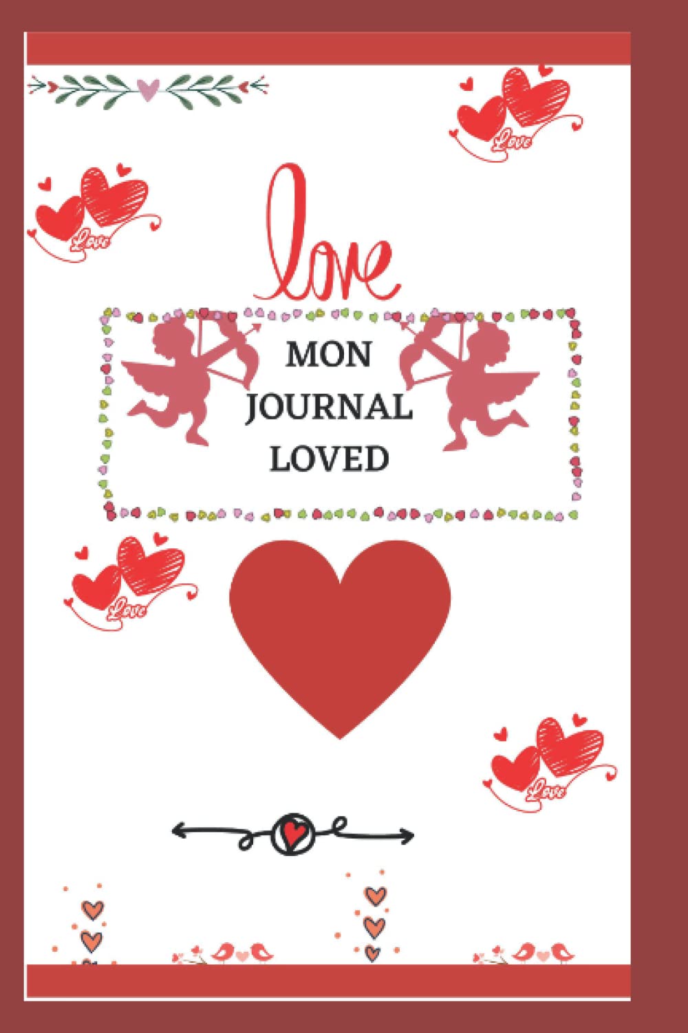MON JOURNAL LOVED: un journal intime au motifs coeur book