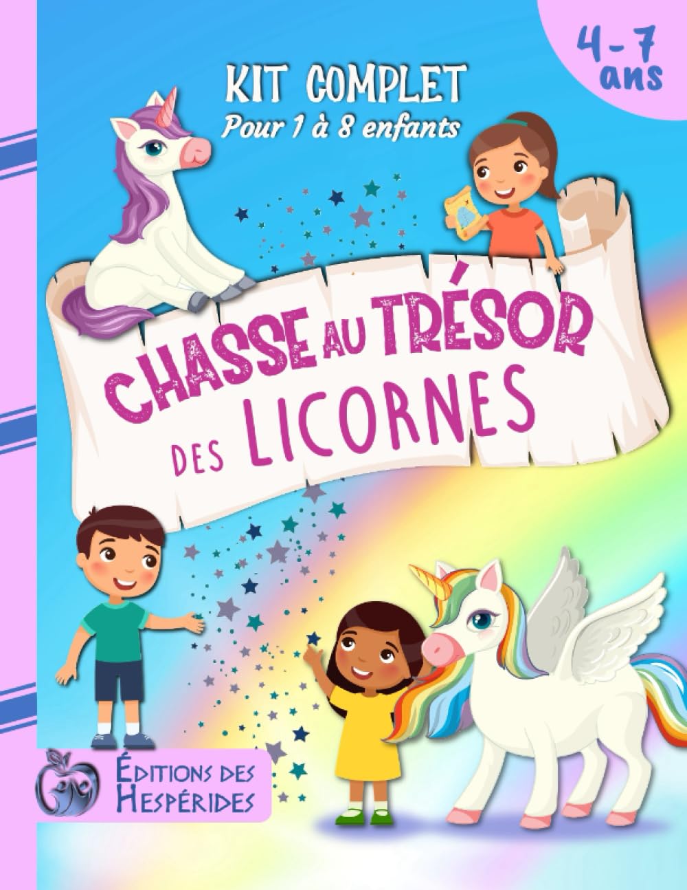 Chasse au trésor des licornes: kit complet | Pour enfants de 4 à 7 ans | Parfait pour une fête d'anniversaire Tiptoi & Games