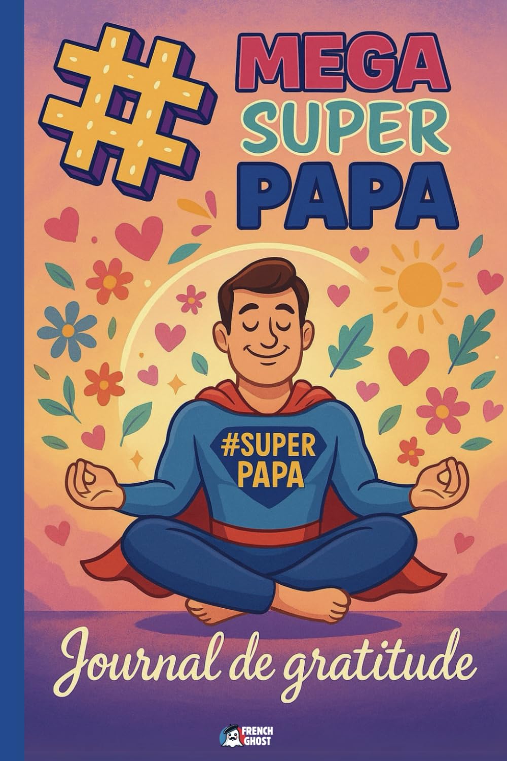 Journal de gratitude # Mega Super Papa: Carnet pour homme pour développer sa positivité et améliorer son bonheur | Bonne fête papa ! book