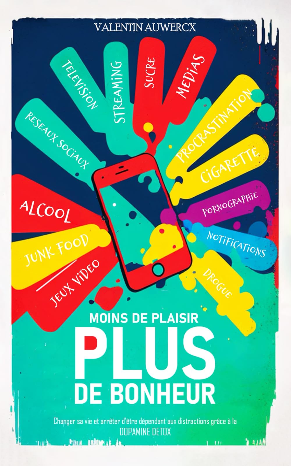 Moins de plaisir, Plus de bonheur: Changer sa vie et arrêter d’être dépendant aux distractions grâce à la dopamine détox (Confiance en soi, changement, réussite et développement personnel) Medicine