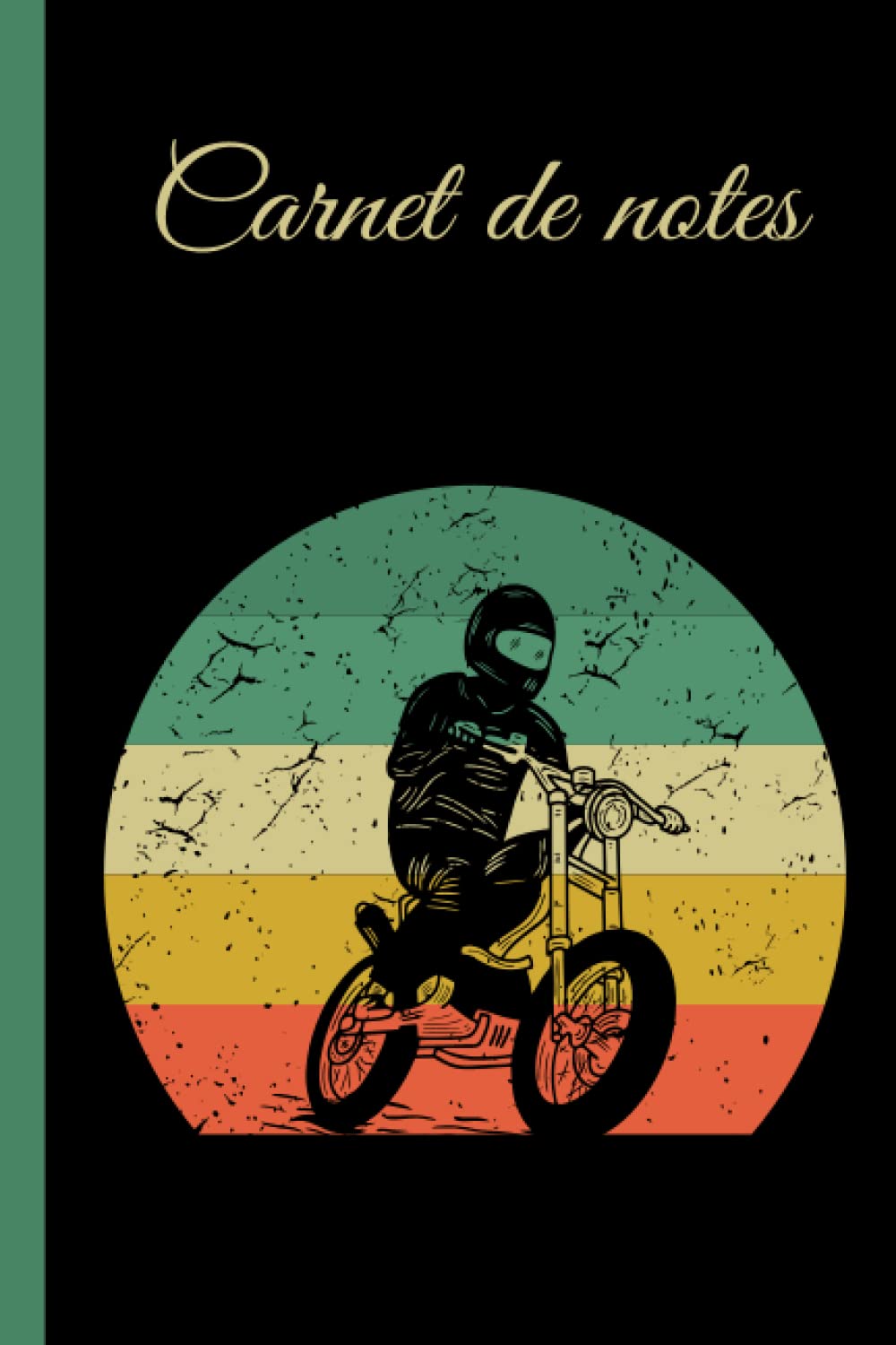 Carnet de notes moto: Cahier de moto à larges lignes, cahier de papier ligné pour l'école, les étudiants, cadeau pour enfants, garçons, filles, adolescents, cahier de moto, amateur de moto book