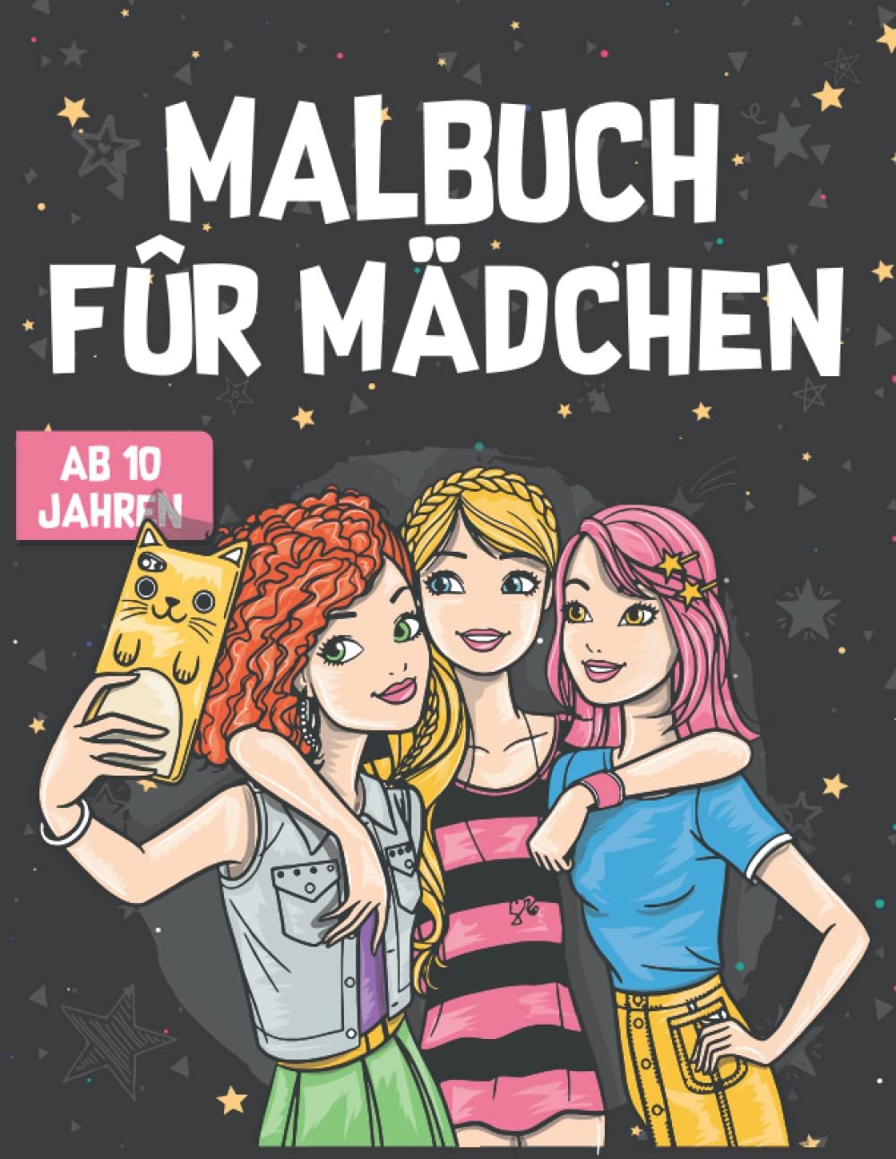 MALBUCH FÜR MÄDCHEN AB 10 JAHREN: Inklusive weiterer Inspirationen zum Ausmalen | Zen-inspiriertes Beschäftigungsbuch für kreative Entfaltung, ... und Entspannung | Tolles Geschenk für Mädchen Pop culture Books