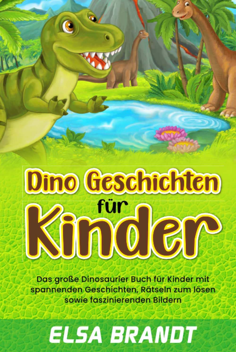 Dino Geschichten für Kinder: Das große Dinosaurier Buch für Kinder mit spannenden Geschichten, Rätseln zum lösen sowie faszinierenden Bildern Manga