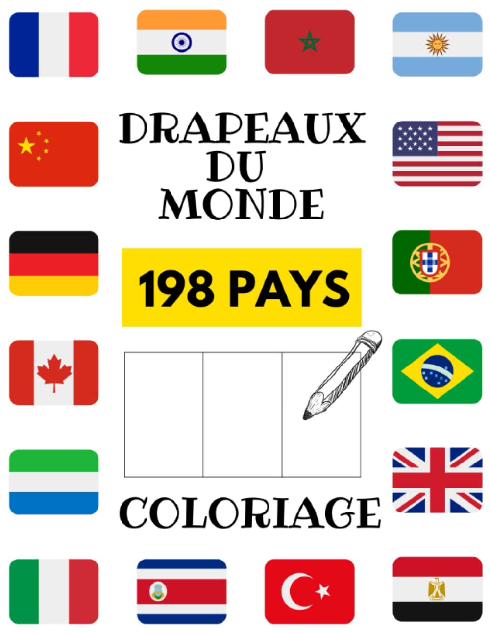 Coloriage drapeaux du monde: Apprenez tous les pays du monde - Coloriez les drapeaux de tous les pays avec des guides de couleurs pour vous aider. Geology & Geography