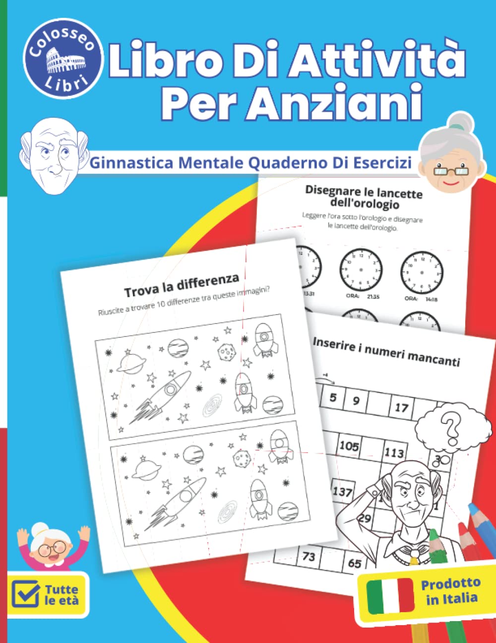 Libro Di Attività Per Anziani: Ginnastica Mentale Quaderno Di Esercizi Education & Training