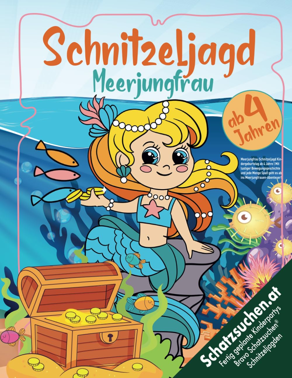 Meerjungfrau Schnitzeljagd Kindergeburtstag ab 4 Jahre: Mit lustiger Bewegungsgeschichte und jede Menge Spaß geht es ab ins Meerjungfrauen-Abenteuer! Lifestyle