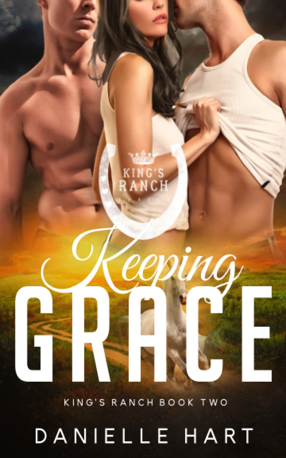 Keeping Grace: An MFM Cowboy Romance (King's Ranch, Band 2) Contemporary Romance