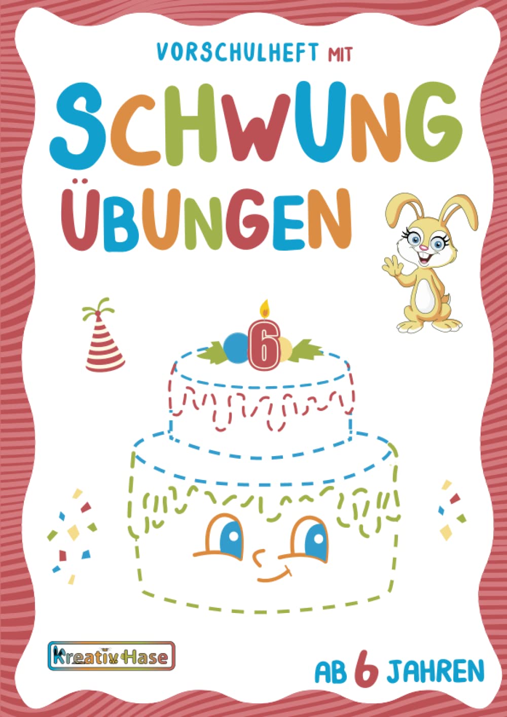 Vorschulheft mit Schwungübungen ab 6 Jahren: Kindergarten und Vorschule Übungsheft zur Vorbereitung auf das Schreiben. Geschenk zur Einschulung Education & Training