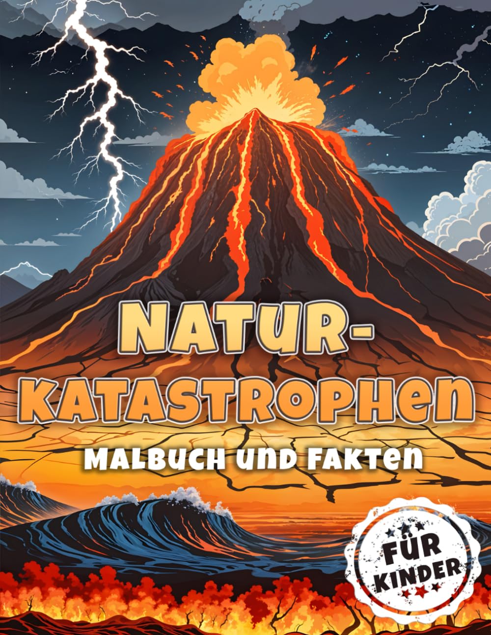 Naturkatastrophen Malbuch und Fakten: Erdbeben, Tsunami, Hurrikane, Tornado, Vulkane, Stürmen Bilder für Kinder | Interessante Fakten über ... Menschen (Malbücher und Fakten für Kinder) Leisure, Home & Garden