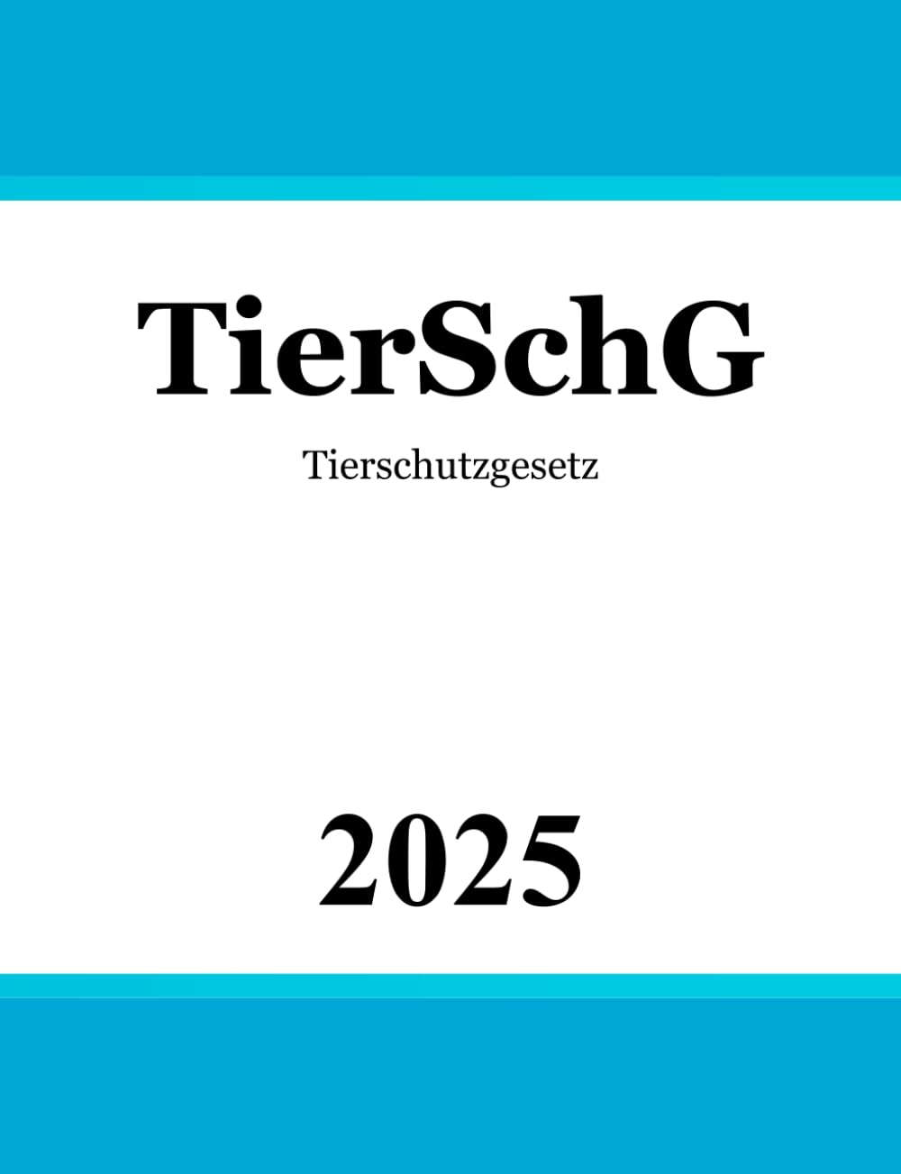 Tierschutzgesetz TierSchG: Tierschutzrecht Law