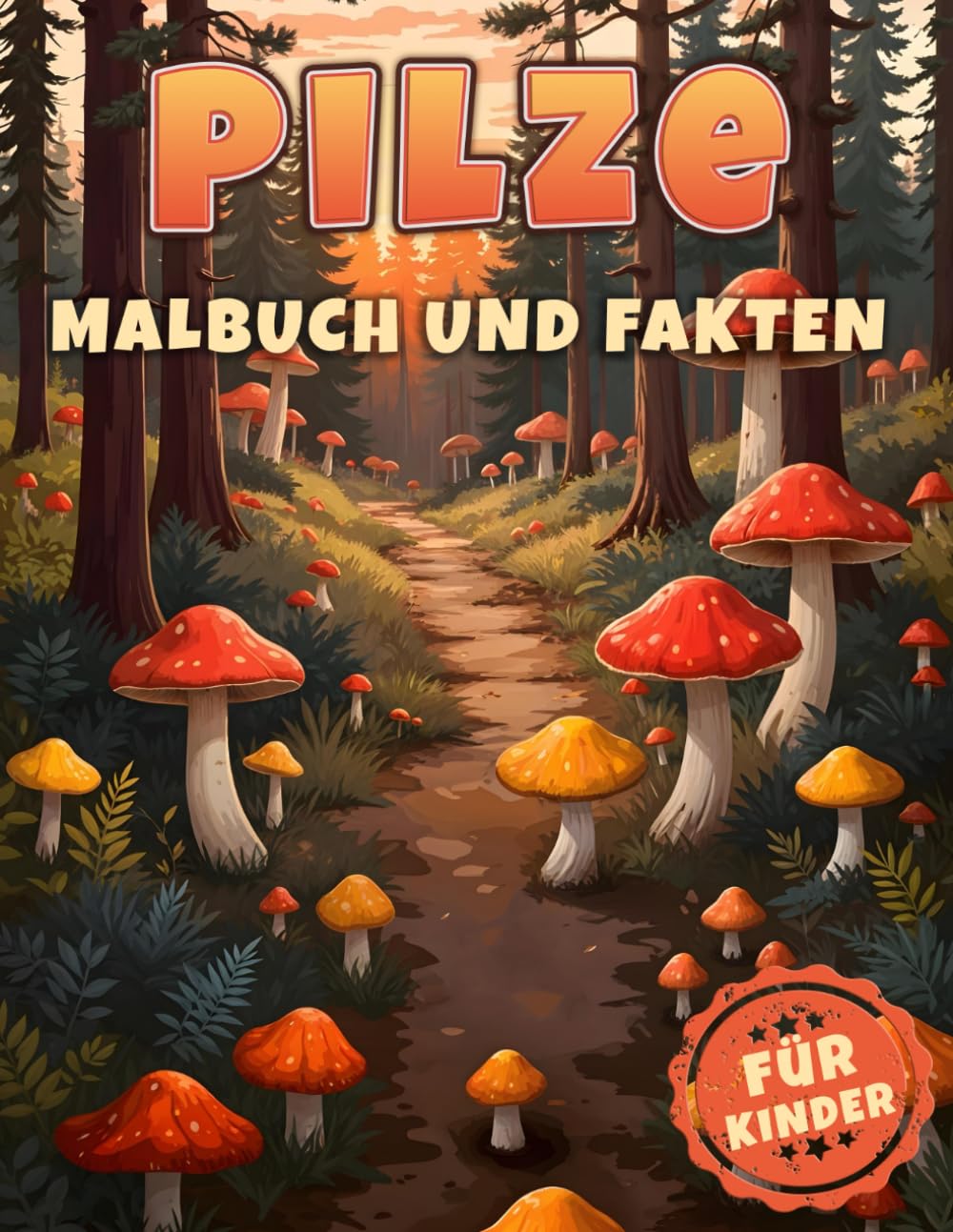 Pilze Malbuch und Fakten: Entdecke die Welt der Natur für neugierige Kinder | Interessante Botanik Fakten über: Pilze, Futtersuche für Mädchen und Jungen (Malbücher und Fakten für Kinder) Mathematics