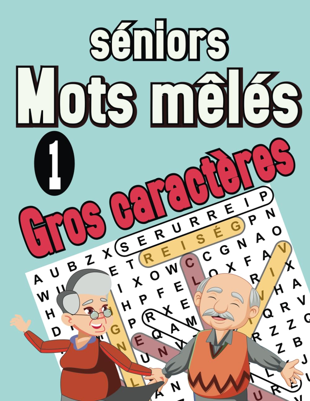 Séniors Mots Mêlés Gros Caractères Vol. 1: livre de 80 grilles avec solutions ,Thèmes Différents book