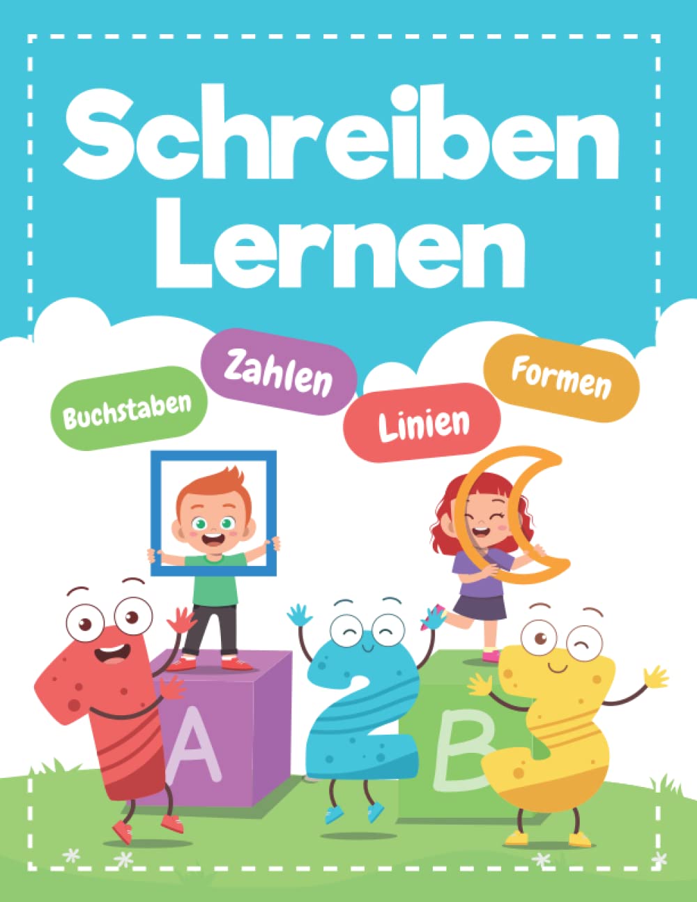 Schreiben Lernen Ab 3 Jahren - Erste Buchstaben Und Zahlen Schreiben Lernen Und Üben: Übungsheft Mit Schwungübungen Für Kindergarten Und Vorschule Zur ... Augen-Hand-Koordination Und Feinmotorik Non-fiction