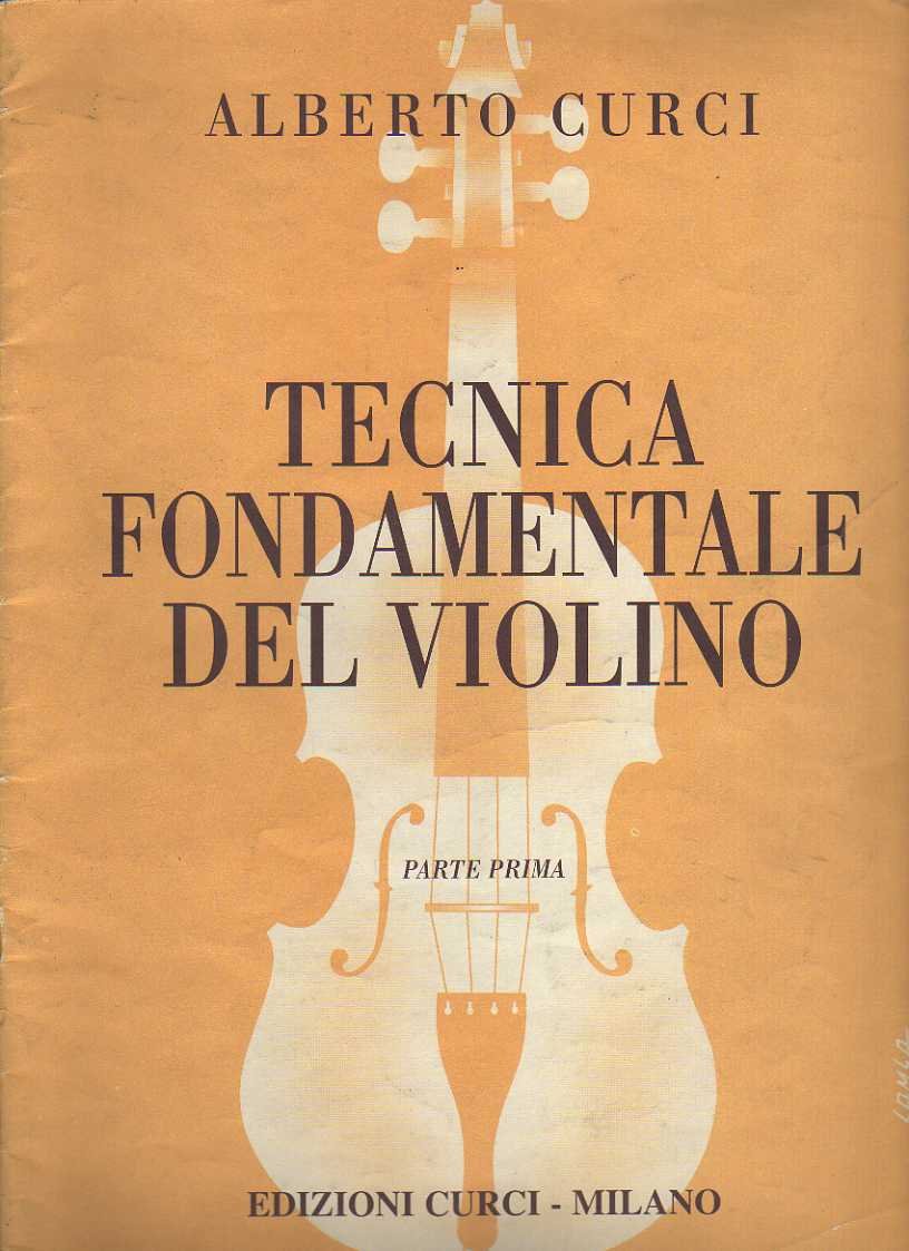 CURCI A. - Tecnica Fundamental 1º para Violin (OCASION) Books