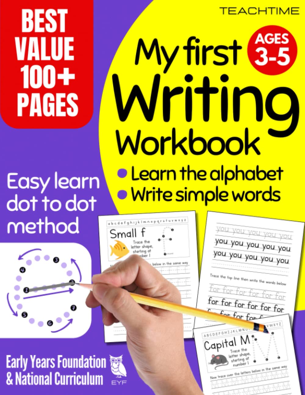 My First Writing Workbook: ABC Letter Tracing Practice Workbook for Kids: Preschool Activity Workbook - Prepare for Primary School / Kindergarten (Learning To Write Alphabet and Line Tracing) Non-fiction