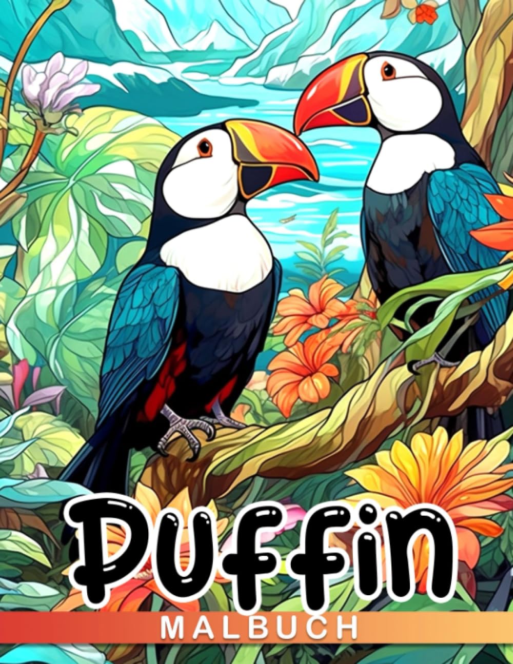 Papageientaucher Malbuch: Entdecke den kleinen Vogel mit 30 HD-Bildern | Perfekt zur Linderung von Angstzuständen und als kreative Geschenke geeignet. Hobbies & Crafts