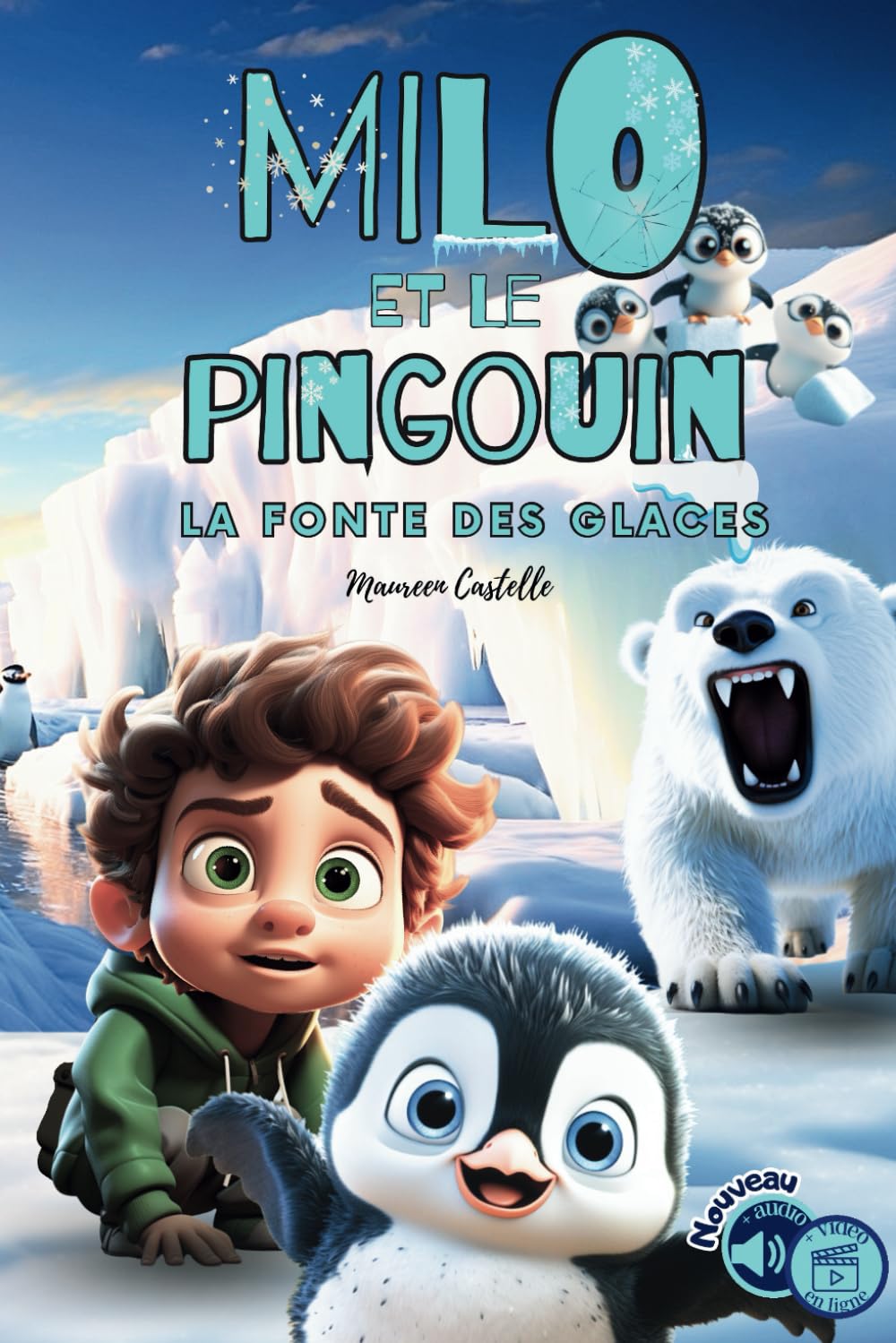MILO ET LE PINGOUIN LA FONTE DES GLACES: Un petit garçon aide son ami pingouin lors de son voyage. Une histoire éducative et touchante pour jeunes lecteurs. Idéal enfants de 6-9ans Non-fiction