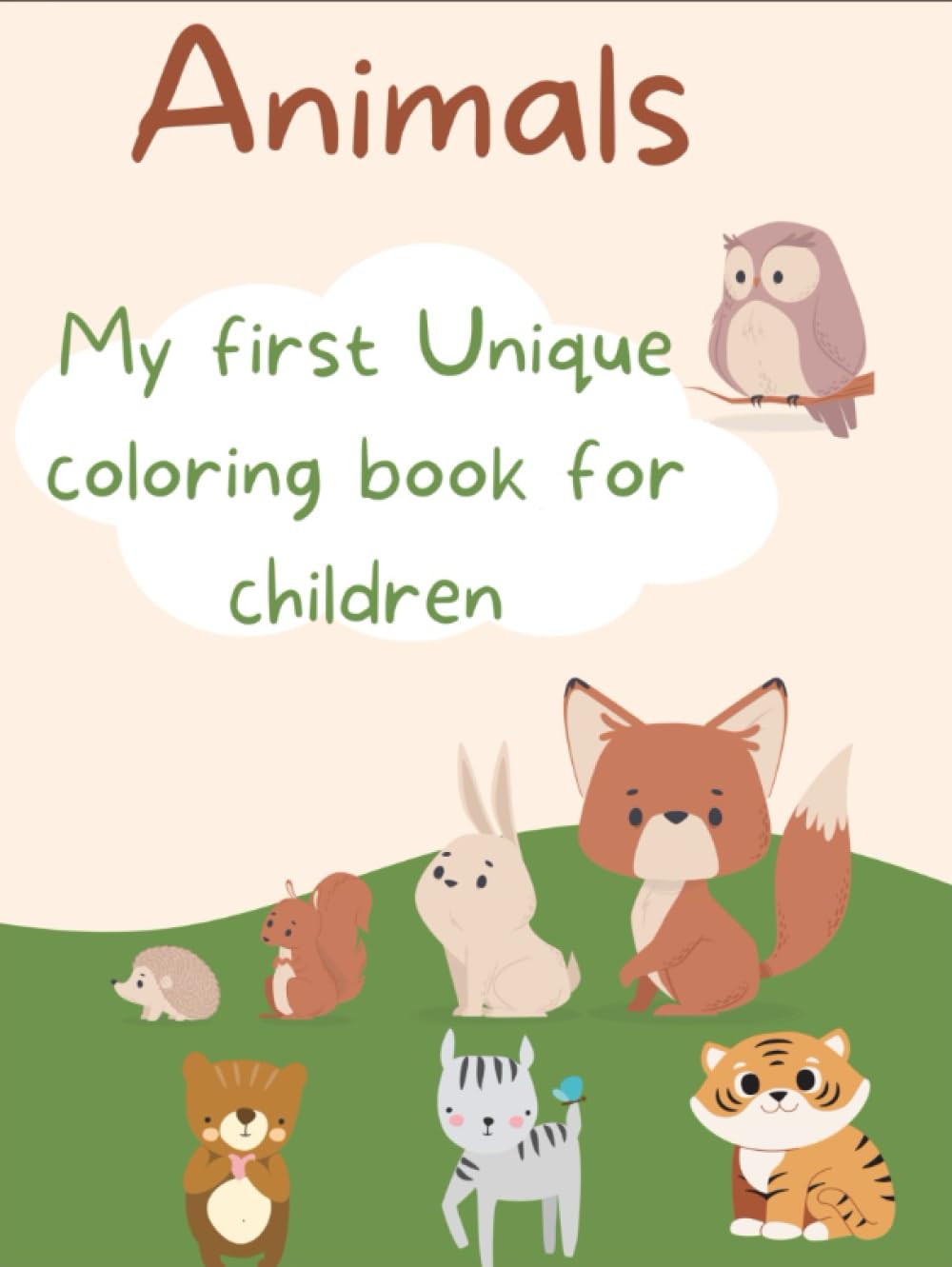 my first Unique coloring book for children Tiptoi & Games